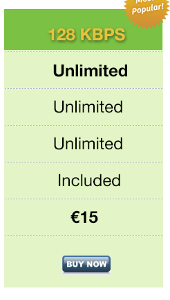 shoutcast hosting 128kbps